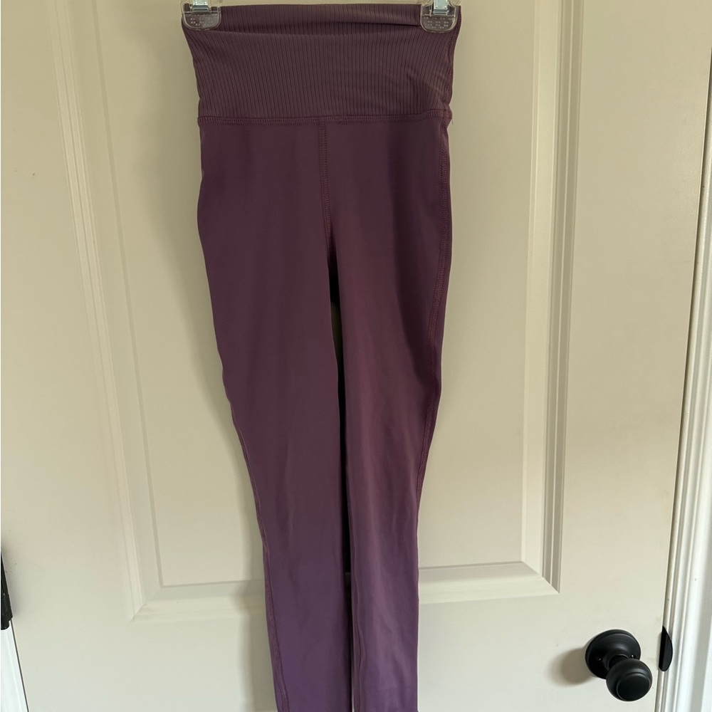 Five Girls Purple High-Waisted Leggings